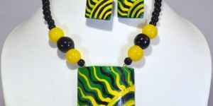 Ethnic Bamboo Fashion Necklace Set