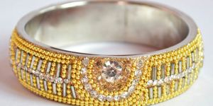 Magical Yellow Lac Bangles