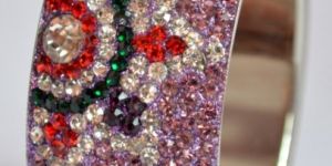 Romantic Purple Lac Bangles