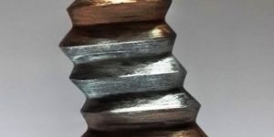 2 Tone Twisted Vase 12inches