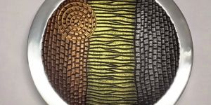 3 Tone  Round Platter 12inches