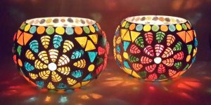 Priyal Artz Glass Votive