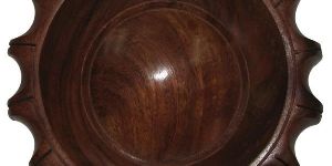 Sun Shape Wooden Bowl - A4414