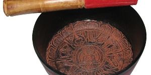 Tibetan Singing Bowl Buddhist Design Singing Bowl - A4439