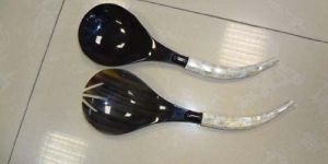 Horn Salad Server Set