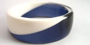 Two Color Resin Bangle