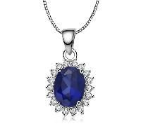 Gemstone Silver Pendant