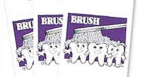 Dental Gifts PLASTIC TOOTH BAGS