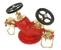 Fire Fighting Double Hydrant Valves