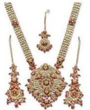 Kundan Meena Rani Haar Set