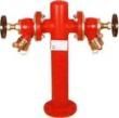 Double Headed Fire Hydrant Stand Post