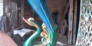 Wedding Fiber Peacock Statues