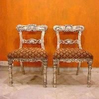 White Metal Silver Furniture