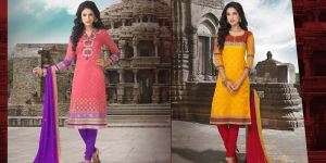 Unstitched Churidar Suits