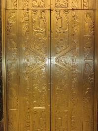 Golden Stainless Steel Elevators Door