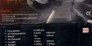 PNEUMATIC (AIR) ANGLE GRINDER  (100 Mm and 125 Mm)