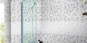 Bathroom Glossy Light Dark Wall Tiles