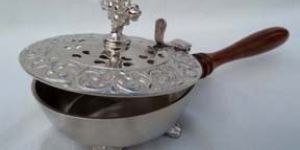 Brass Incense Burners with Wood Handle