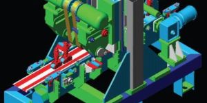 CNC Single Axis 2 Head Riser Sanding Machine