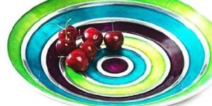 Aluminum Fruits Serving Dish