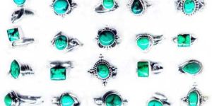 Silver Gemstone Rings