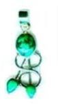 Turquoise Silver Pendant S2fp-016