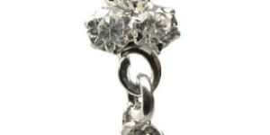 Sterling Silver Cz Nose Pin Stud Screw