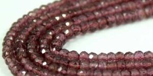 Garnet Micro Faceted Beads