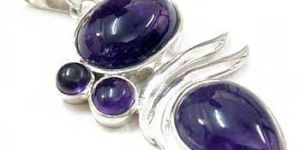 Designer Silver Pendant - (am-027)