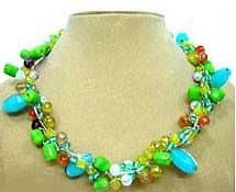 Glass Beaded Necklace