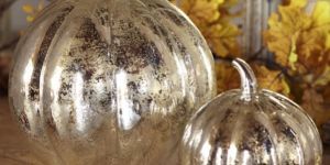 Decorative Glass Pumpkins