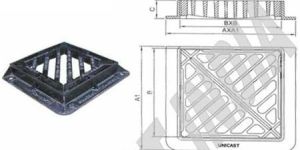 Double Triangular Gully Grating