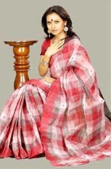 Traditional Bengali Tant Saree-2