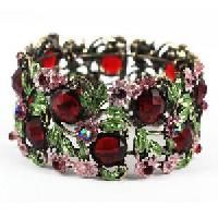 Resin Bracelet with Painted