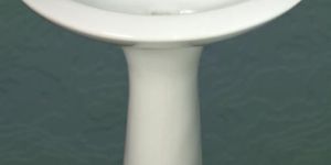 Ceramics Wash Basin with Pedestal