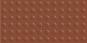 Buttons Terracotta Parking Tiles