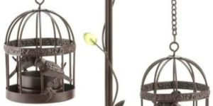 Metal Bird Feeding Stand