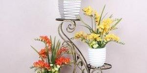 Decorative 3 Flower Pot Stand
