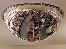 over Head Convex Dome Mirror