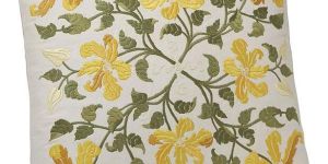 Embroidered Flowers Cushion Covers