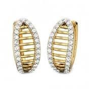 Gold Stone Earrings