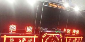 Acrylic Chinese Food Counter