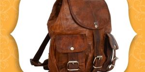 Leather Back Pack