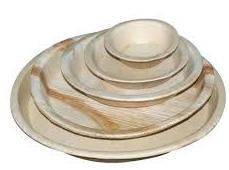 Round Shaped Areca Leaf Plates