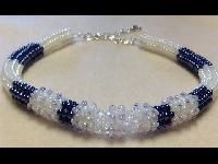 Beaded Bangles Bone Necklace