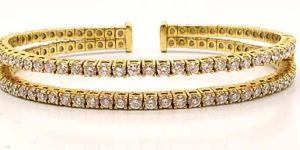 Diamond Cuff Bracelet (CWDCB234)