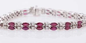 Diamond Gemstone Bracelet (CWDGB332)