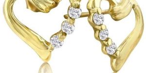 Diamond Heart Earring (CWDHE210)