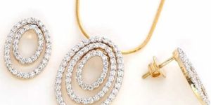 Diamond Pendant Set (CWDPS228)