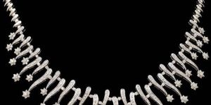 Diamond White Gold Necklace (CWDWGN001)